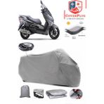 Benelli Zafferano Branda Gri Arka Çanta Uyumlu(Topcase) Motosiket Brandası Motor Örtüsü Çadır Su Geçirmez Motosiklet Kılıfı Motor Brandası,lastikli,taşıma Torbalı