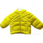 Benetton 2VBSGN023-012 Sarı Unisex Çocuk Mont