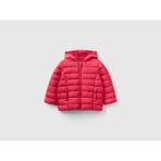 Benetton 2WU0GN01K Pembe Kız Çocuk Mont
