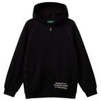 Benetton Baskılı Erkek Çocuk Sweatshırt 33Nvc505A, Siyah, 13-14 Yaş