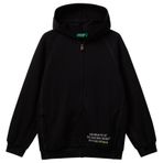 Benetton Baskılı Erkek Çocuk Sweatshırt 33Nvc505A, Siyah, 7-8 Yaş