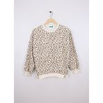 Benetton Baskılı Kız Çocuk Bej Sweatshırt 3QHCC10RS - 11 - 12 Yaş