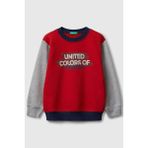 Benetton Bebe Sweatshirt Erkek Bebek Kırmızı 1-6 Yaş - 12 - 18 Ay