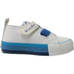 Benetton Bebek Beyaz Saks Mavi Keten Ayakkabı Bn30648-688 - Beyaz - Saks Mavi