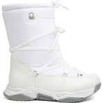 Benetton BN-30392-3256 Beyaz Gri Kadın Bot