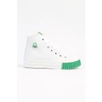 Benetton® | BN-30560 - 3114 Beyaz Yeşil - Çocuk Spor Ayakkabı