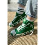 Benetton BN-30621 Kadın Spor Ayakkabı Yesil - Yeşil