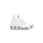 Benetton BN-30644-3394 Beyaz Mavi Çocuk Spor Ayakkabı