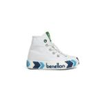Benetton BN-30646 3394 Beyaz Lacivert Çocuk Spor Ayakkabı