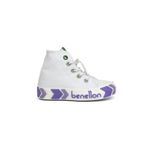 Benetton BN-30646 3394 Beyaz Lila Çocuk Spor Ayakkabı