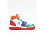 Benetton® | BN-31200 - Beyaz Yesil-Kadın Spor Ayakkabı