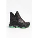 Benetton® | BN-50049 - 3256 Siyah Yesil - Çocuk Bot
