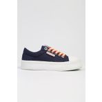 Benetton® | BNI-10097 Lacivert -İthal Kadın Platform Spor Ayakkabı
