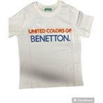 Benetton BNT-B21361-002 Beyaz Erkek Çocuk T-shirt