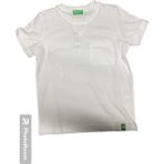 Benetton BNT-B21405-002 Beyaz Erkek Çocuk T-shirt