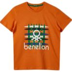 Benetton BNT-B243 TOP Turuncu Erkek Çocuk T-shirt