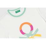 Benetton BNT-G20495-23Y Kız Çocuk T-Shirt - 11 - 12 Yaş - Beyaz