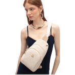Benetton BNT_1766 28,5X16,5X6 Çapraz Bej Kadın Çanta