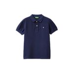 Benetton Düz Lacivert Erkek Çocuk Polo T-Shirt 3089C300Q - 6 - 7 Yaş