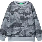 Benetton Emoji Desenli Çoklu Erkek Çocuk Sweatshirt