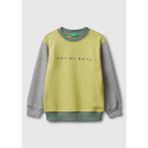 Benetton Erkek Bebek Sarı Sweatshırt 3J70G10JY-25K-010