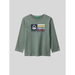 Benetton Erkek Çocuk Baskılı Sweatshirt 1-6 Yaş Haki - 3 - 4 Yaş