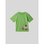 Benetton Erkek Çocuk Figürlü Tshirt 1-6 Yaş Yeşil - 4 - 5 Yaş