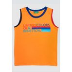 Benetton Erkek Çocuk T-Shırt-Turuncu - 11 - 12 Yaş