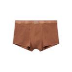 Benetton Erkek Soluk Yeşil Pamuk Karışımlı Beli Logo Baskılı Boxer