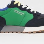 Benetton® İTHAL Lacivert Yeşil Kadın Spor Ayakkabı BNI-10048