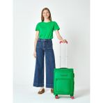 Benetton Kabin Boy Kumaş Valiz Yeşil Bnt2800 - STD