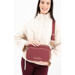 Benetton Kadın Çapraz Çanta BNT1653 Bordo Camel - Bordo - Camel