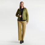 Benetton Kadın Haki Recycled Polyester Dolgulu Pufa Mont