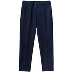 Benetton Kadın Lacivert Poliviskoz Regular Fit Duble Paça Pantolon 34