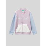 Benetton Kız Çocuk Fermuarlı Sweatshirt 1-6 Yaş Lila - 2 - 3 Yaş