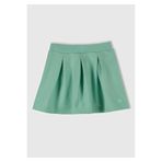 Benetton Kız Çocuk Su Yeşili Logo Etiketli Pileli Bel Bantlı Etek, Su Yeşili, 10-11 Yaş