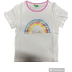 Benetton Kız Çocuk Tişört BNT-G21237-002 - 10 - 11 Yaş - Beyaz