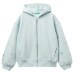 Benetton Nakışlı Kız Çocuk Su Yeşili Sweatshirt, 8-9 Yaş, 5003306458, Su Yeşili, kız-çocuk