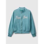Benetton Nakışlı Kız Çocuk Sweatshırt 3J68C505D, Gri - Yeşil, 11-12 Yaş