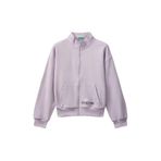Benetton Nakışlı Kız Çocuk Sweatshırt 3J68C505D, Lila, 10-11 Yaş