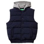 Benetton Nakışlı Lacivert Erkek Çocuk Yelek 2Iggcj012, 7-8 Yaş