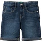 Benetton Recycle Denim Koyu Bermuda Şort