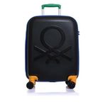 Benetton Trolley 50 cm Siyah Kırmızı Unisex Valiz