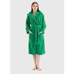 Benetton Unisex Pamuk Bornoz S/M, S/M, 5003326102, Yeşil, üniseks-yetişkin