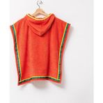 Benetton United Colors of Benetton %100 Pamuk Kırmızı 65x65 cm Çocuk Panço Havlu
