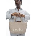 Benetton Unıted Colors Of Benetton BNT-1102 Kadın Omuz & Kol Çantası - Kum