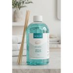 Benevole Beyaz Sabun Çubuklu Oda Kokusu Yedek Şişe | Yenileme Kiti | Ortam Kokusu | 10 Adet Bambu Çubuk Hediye | 500 ml
