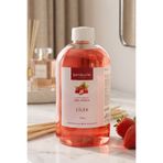 Benevole Çilek Çubuklu Oda Kokusu Yedek Şişe | Yenileme Kiti | Ortam Kokusu | 10 Adet Bambu Çubuk Hediye | 500 ml