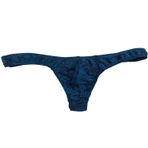 BENFLK Erkekler için seksi tanga, açık renkli T-sırt, Guy G-Strings iç çamaşırı, gece kulübü, disko, TV şovu için, deniz mavisi, L