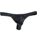 BENFLK Erkekler için seksi tanga, açık renkli T-sırt, Guy G-Strings iç çamaşırı, gece kulübü, disko, TV şovu için, Gümüş., XL